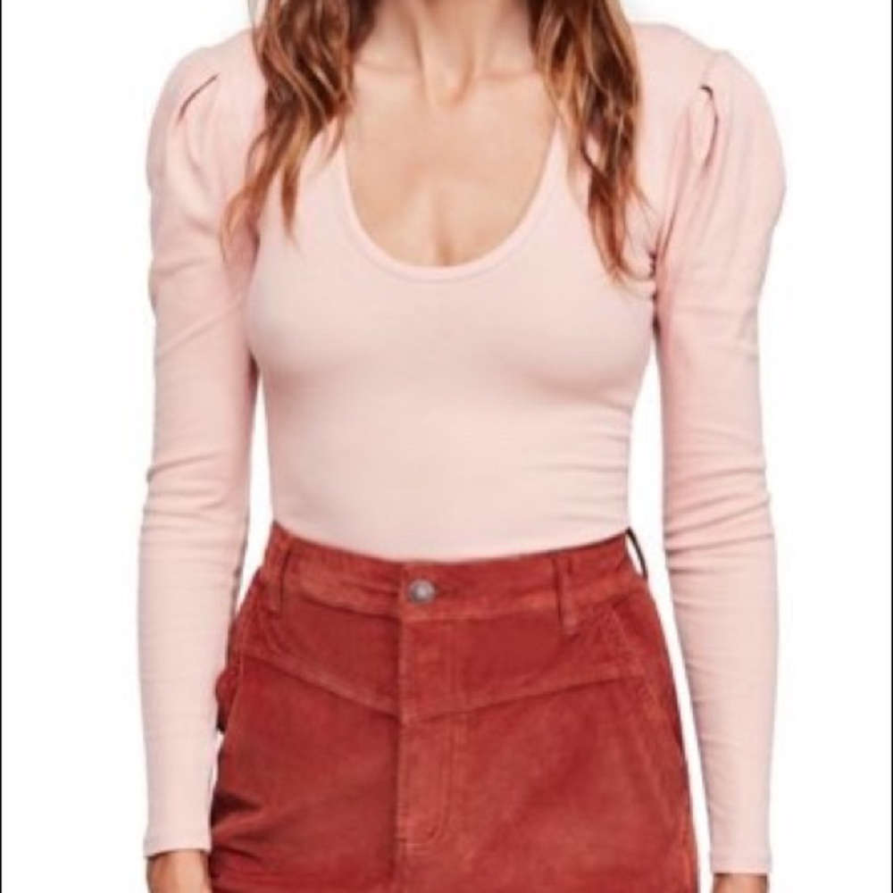 Free People hey lady long sleeves top size L